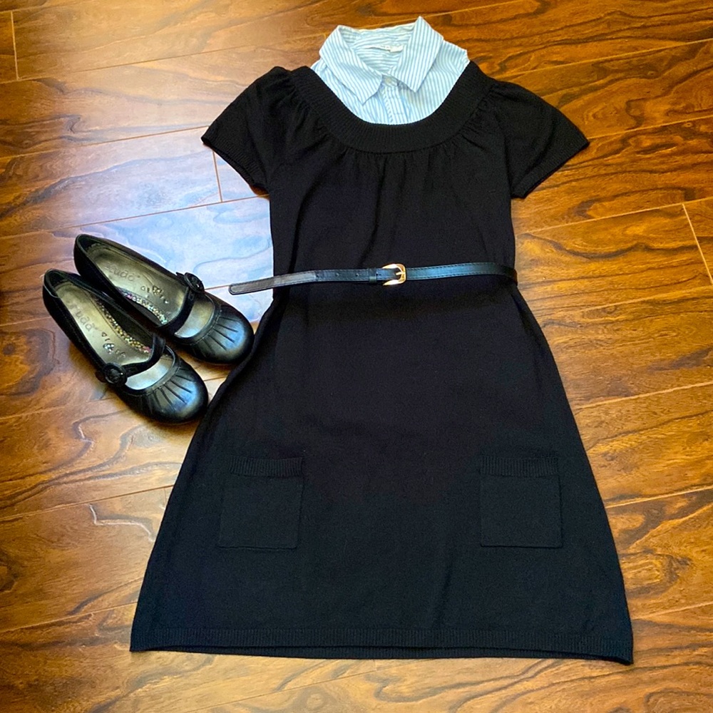 Fille A Suivre gently used black dress in size M